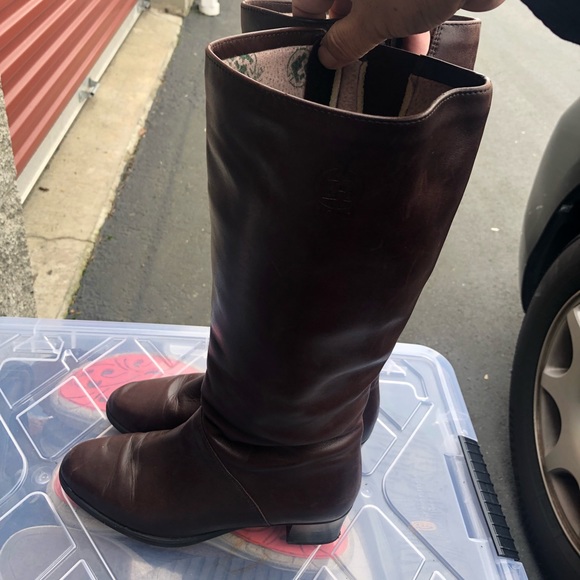 Regency 2520014W Brown Leather Lined Knee High Boots Size 6.5B - Picture 1 of 15